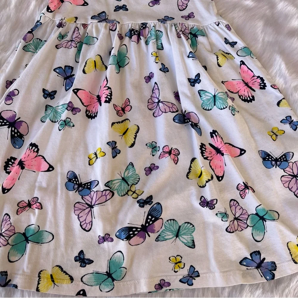 H&M Kids White‎ Butterfly Dress